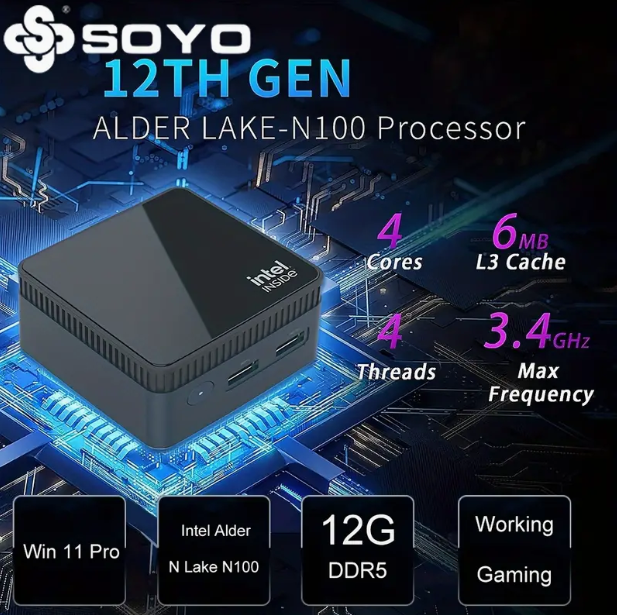 SOYO Mini Desktop Computer - Image 3