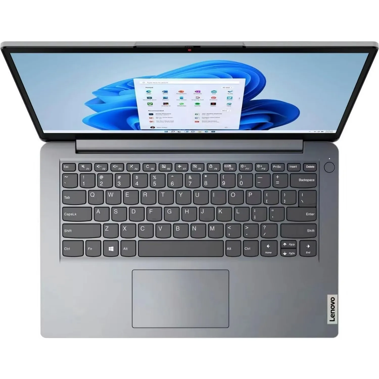 Lenovo 14" Business Laptop,Intel Celeron N4020,4GB RAM,320GB Storage(64GB eMMC+256GB SD Card),Cloud Grey,with Laptop Stand - Image 2