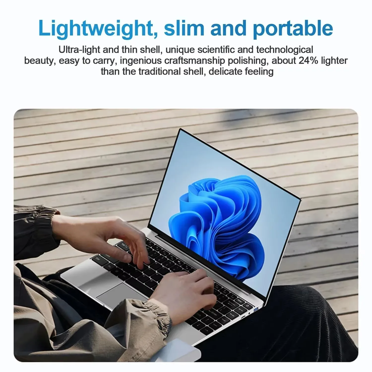 14.1"Ultra Slim Laptop 16GB RAM 2TB SSD Intel N3700 Notebook Gamer 1920*1080 Display Office Study Computer PC Windows 11 Pro - Image 5