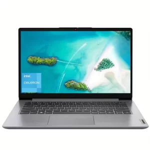 Lenovo 14" Business Laptop,Intel Celeron N4020,4GB RAM,384GB Storage(128GB eMMC+256GB SD Card),Cloud Grey,Windows 11 Home