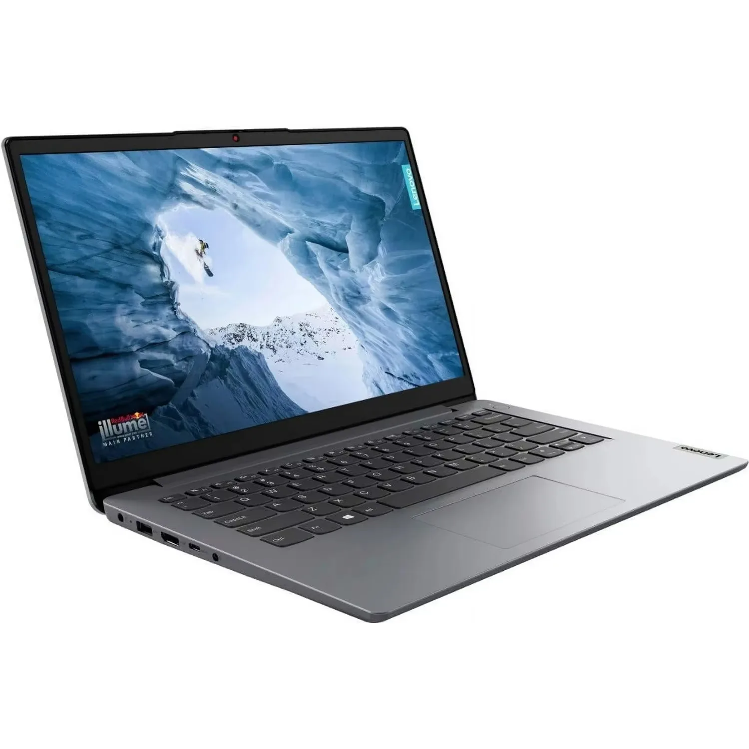Lenovo 14" Business Laptop,Intel Celeron N4020,4GB RAM,320GB Storage(64GB eMMC+256GB SD Card),Cloud Grey,with Laptop Stand - Image 3