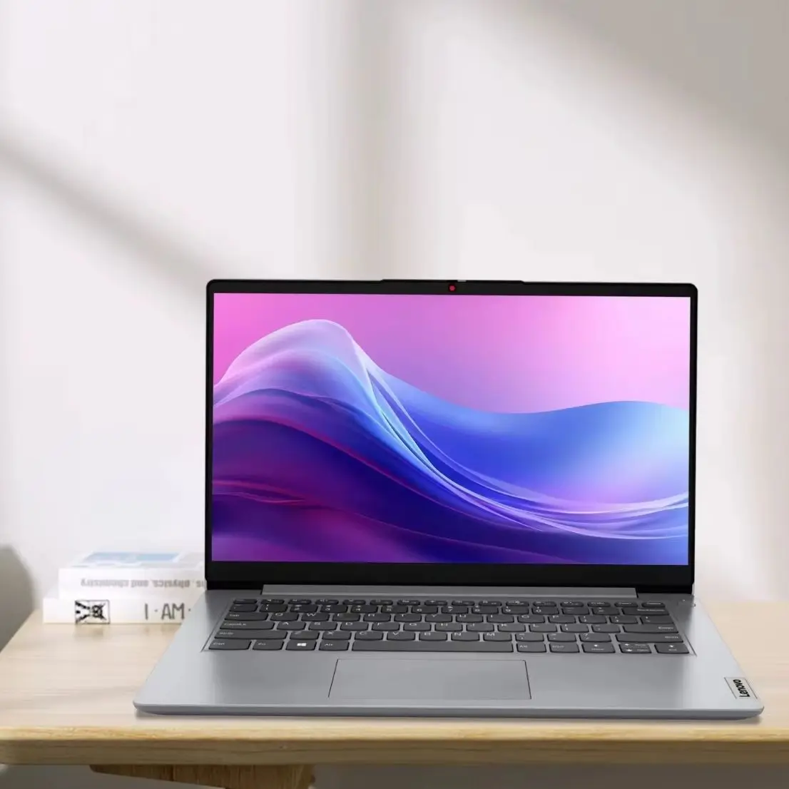 Lenovo 14" Business Laptop,Intel Celeron N4020,4GB RAM,320GB Storage(64GB eMMC+256GB SD Card),Cloud Grey,with Laptop Stand - Image 5