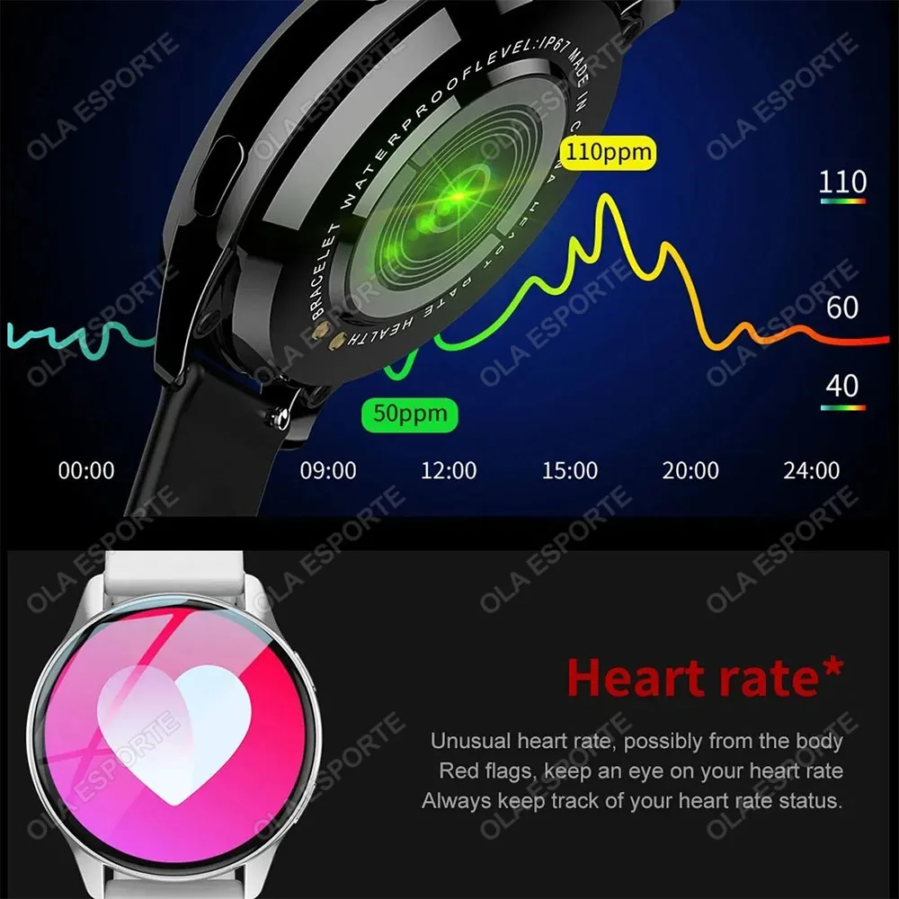 For Samsung Galaxy Pro BT Wireless Call Sport Fitness Tracker Men Women Smartwatch PK GT1 4 Mini 2024New Smart Watch For Samsung - Image 5