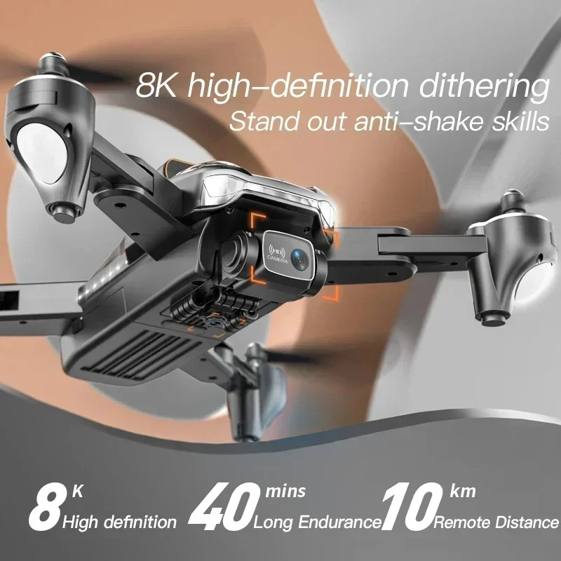 New P11 Pro RC Drone 8K Professinal With Photography UAV Wide Angle HD Camera Foldable Helicopter WIFI FPV Helicopter Gifts Toys - Image 4