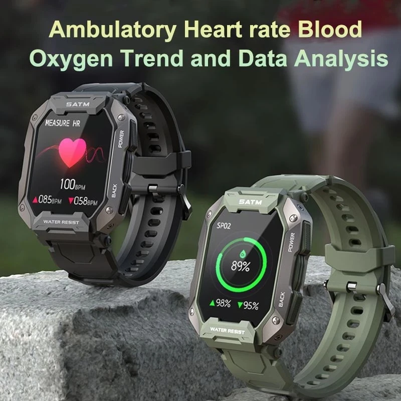 GPS Military Smart Watch Men Bluetooth Full Touch Screen 5ATM Waterproof Watches Sports Fitness Smartwatch For Android IOS Watch - Image 2