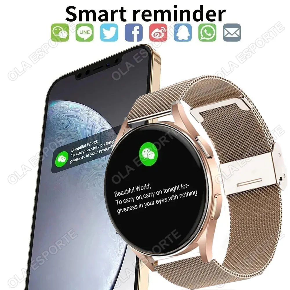 For Samsung Galaxy Pro BT Wireless Call Sport Fitness Tracker Men Women Smartwatch PK GT1 4 Mini 2024New Smart Watch For Samsung - Image 3